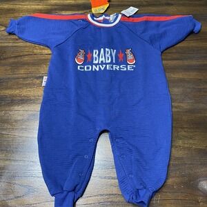 Vintage baby converse one piece outfit jumper 18 months‎ NEW